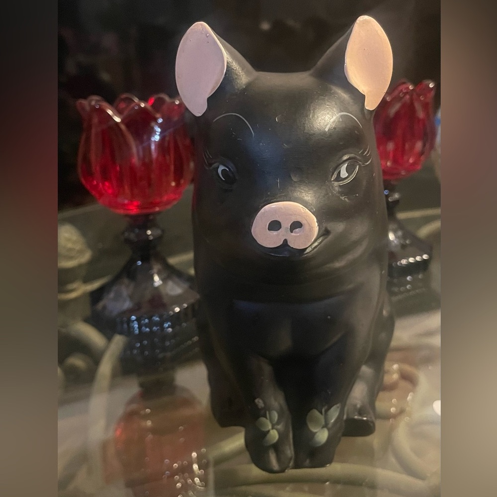 Vintage Alexander Backer Chalkware Piggy Bank